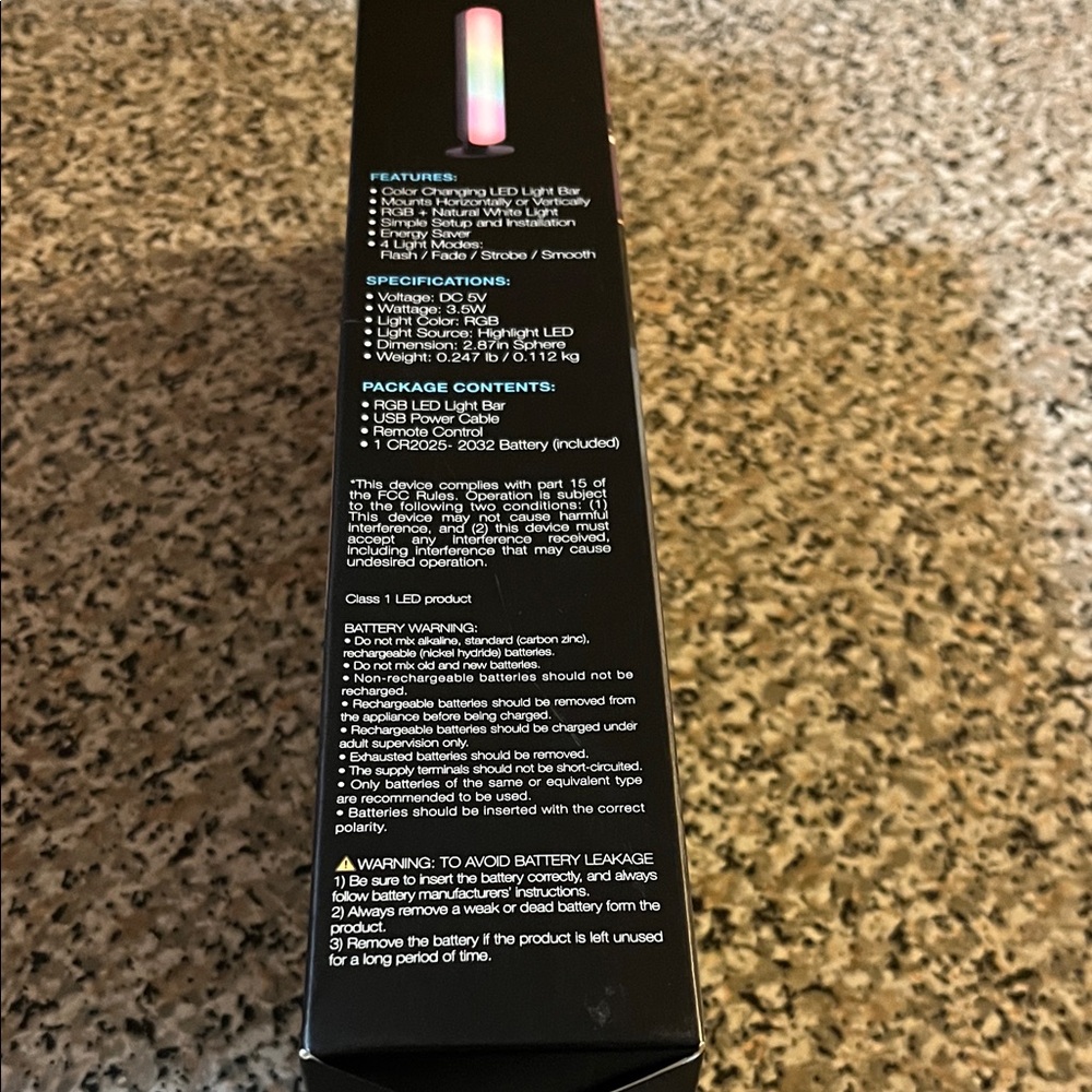Vibe Multicolor LED Light Bar with Remote - Picture 2 of 3